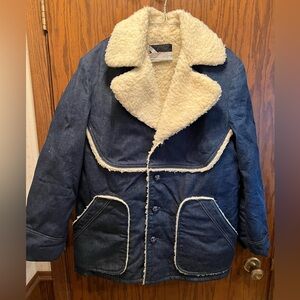 Vintage Denim and Sherpa Men's Jacket
